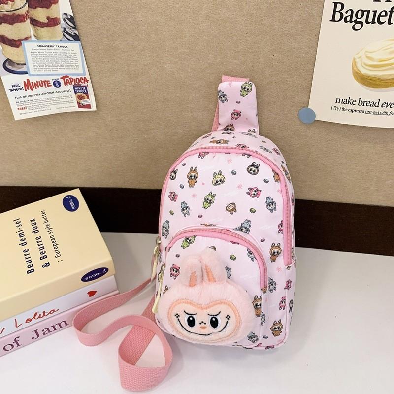 Trendy Cartoon Children's Lightweight Crossbody Bag For Kids In Vibrant Colors