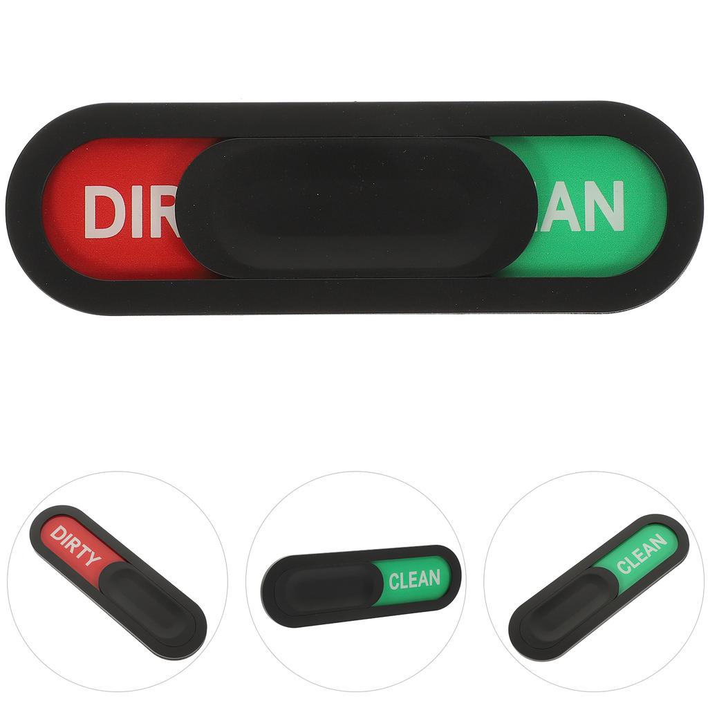 Dishwasher Magnet Clean Dirty Sign Cleaning Indicator Sticker Dishwasher Dirty Magnet Sign Reversible For Keep Kitchen