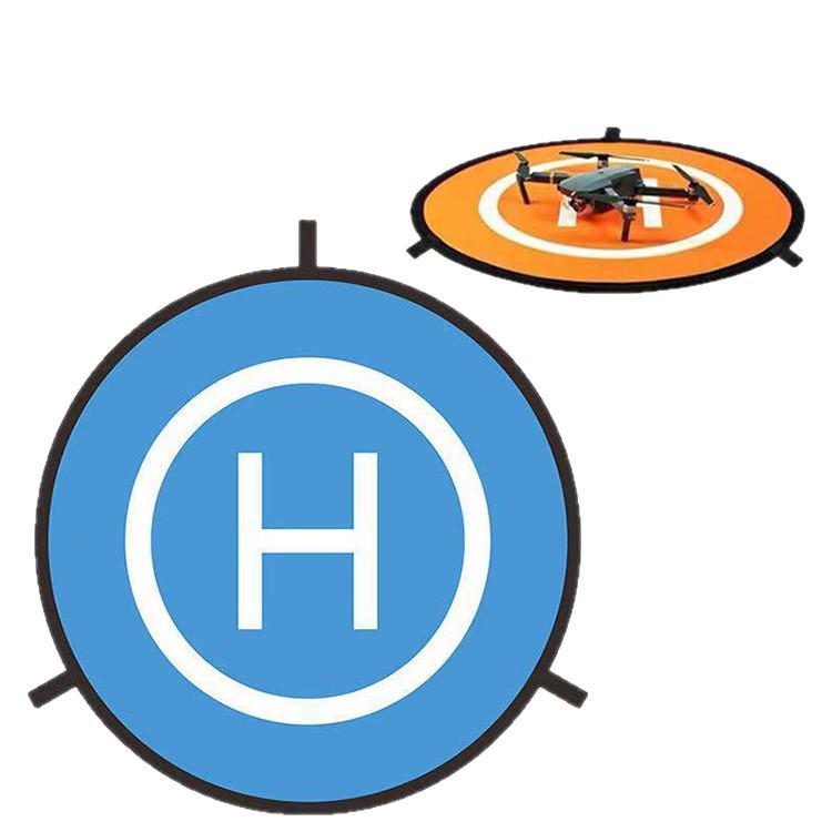 Foldable Drone Landing Pad: 55x75x90cm Portable Aerial Coordinate Mat