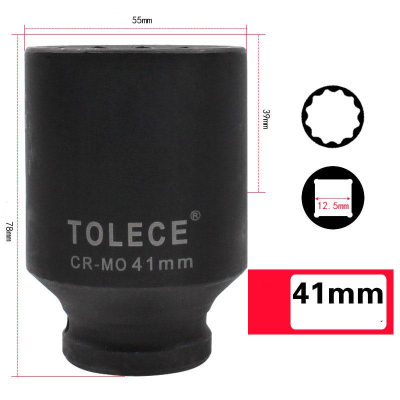 1/2 inch Torx Socket Wrench Head Metric Air Pneumatic Socket Wrench Head 8-41mm Standard Durable Car Auto Truck Repair Tools