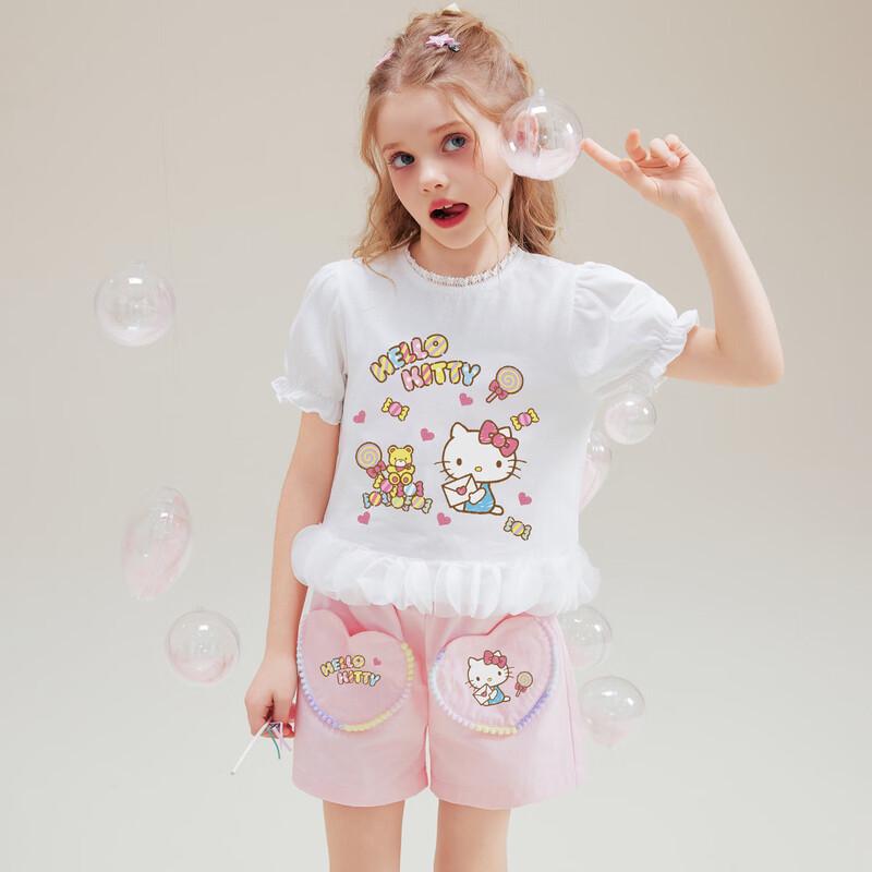 Hello Kitty Летний комплект: футболка и шорты для девочек (2026)