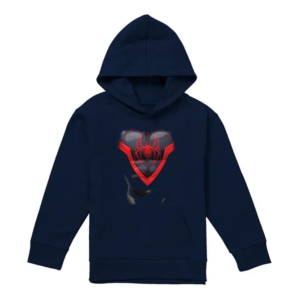 Spider-Man Childrens/Kids Miles Morales Costume Hoodie
