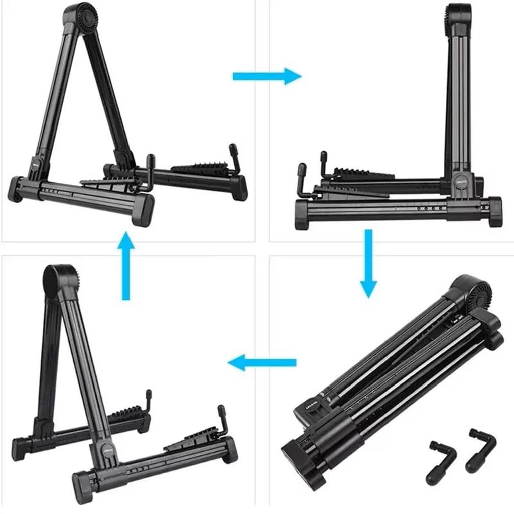 NOELAMOUR Lightweight Guitar Stand for Acoustic Electric and Single Foldable, Guitar, Bass, Guitar, Ukulele, A-Type