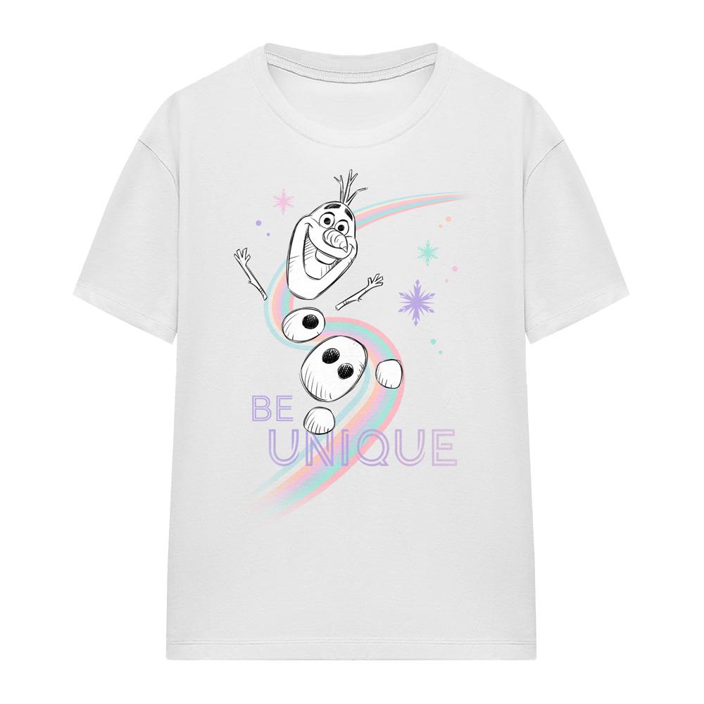 Frozen Womens/Ladies Be Unique Rainbow Olaf T-Shirt