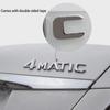 For A B C E G S ML SL CL GLA CLA Class 4MATIC 4 MATIC Trunk Chrome Matte Black Letters Emblem Badge Sticker