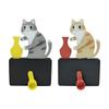 Магнит-держатель для кошачьих усов 3D Декорация для холодильника Магнитный декор-память о питомце для дома Офиса Кухни Общежития Белой доски Шкафчика