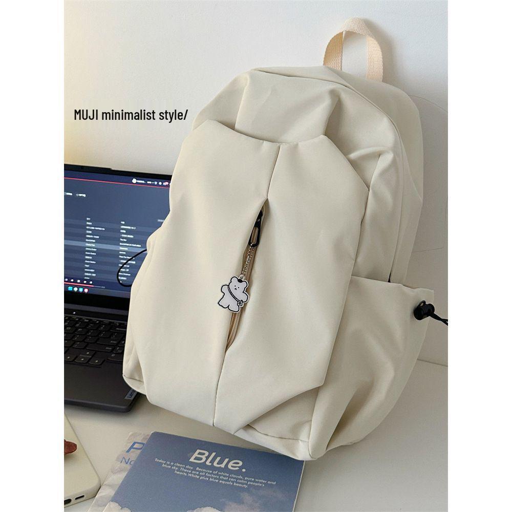 Черный рюкзак большой емкости для студентов - Унисекс, с двумя плечевыми ремнями, идеально подходит для колледжа и путешествий