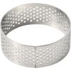 For Set of 10 5cm Stainless Steel Rings, Heat-resistant Perforated Cake Mousse Rings, Ring Baking Doughnut Tool