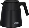 Thermos Vacuum InsulatedServer,720ml,Black,All Parts , Dripper Compatible,Thermos Structure,Heat and Cold Insulation TTF-720 BK