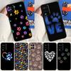 Чехол с лапкой собаки для Oppo A96 A76 A16 A74 A94 A54 S A57 A77 A58 A78 A98 A5 A9 A91 A15 A17 A52 A72
