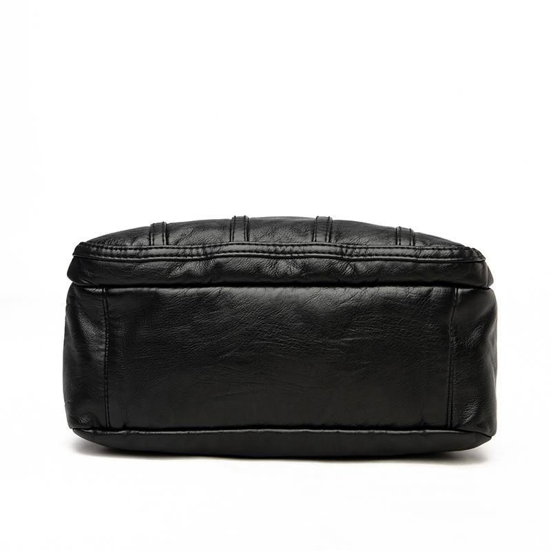 Женская сумка через плечо, мягкая сумка из искусственной кожи с несколькими карманами, легкая сумка через плечо