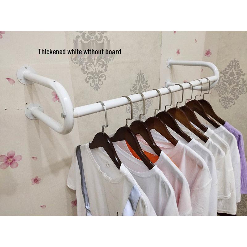 Wall-Mounted Clothing Display Rack for Children's and Women's Apparel