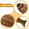 Natural Serving Platter Rustic Solid Wood Tray Tableware Fish Shaped Plate  Restaurant Use