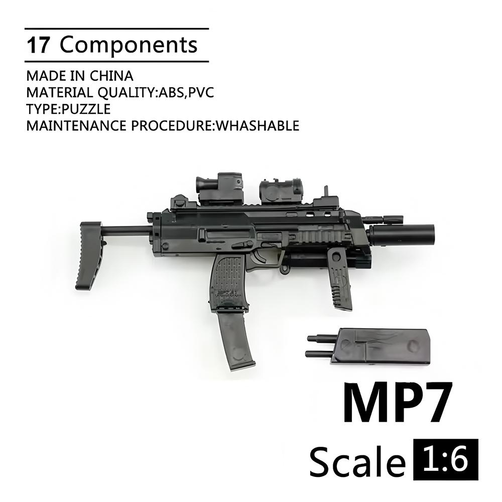 Масштаб 1/6 Военное Оружие Армии США Снайперская Винтовка M82A1 M134 M14 M16 Полицейский Солдат SWAT Фигурка Модель для Сборки Оружие Игрушки