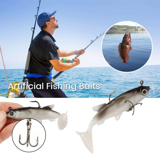 Monoceros 1 шт. реалистичная 8 см рыболовная приманка снасти воблёр острый крючок гольян инструмент