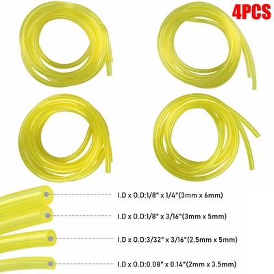4 размера, бензиновый топливный трубопровод, шланговая трубка для бензопил, воздуходувки, триммеры для живой изгороди, часть