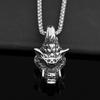 Мужское ожерелье из титановой стали, личностное, ретро, властное, из нержавеющей стали, с подвеской в виде животного дикого кабана, декоративная подвеска