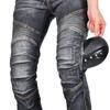 VOLERO+Motorcycle Wash Jeans Women's Vintage Motorcycle Casual Riding Pants+Kevlar Anti Wear And Anti Drop