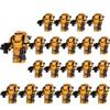 21pcs Medieval Soldiers Mini Action Knights Bracket Model Figures Weapons Robots Mecha Building Blocks Bricks Toy