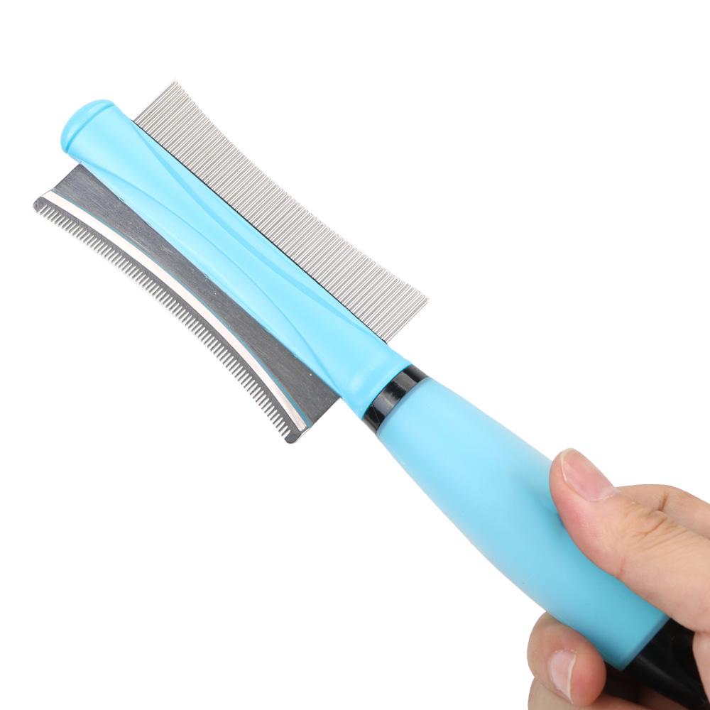 For Long Small Hair Dog Double-Sided For Cat Dog Hair Remover Easy Deshedding Brush Pet Hair Comb For Cat Grooming Tool Pet Products
