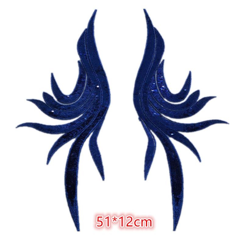 Одежда, декоративная аппликация, большая вышитая ткань, нашивка ручной работы, марлевая нашивка с блестками, аксессуары для Cheongsam