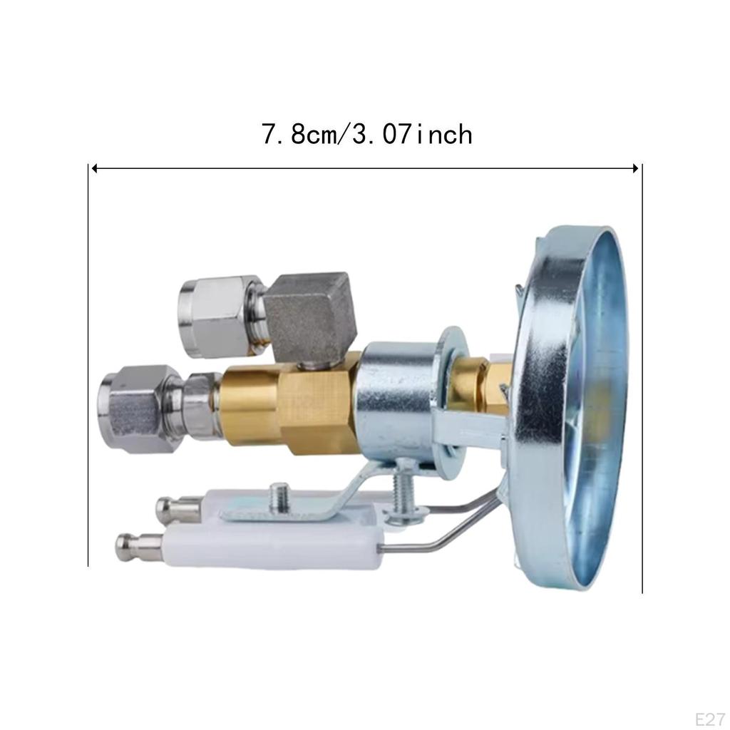 Форсунка для сжигания отработанного масла Распыление воздухом Металл Тяжелые аксессуары Полный конус