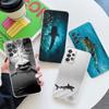 Прозрачный чехол для телефона с изображением китовой акулы в океане для Samsung Galaxy A56 A57 A37 A55 A54 A36 A35 A26 A25 A16 A17 A07 A52 A34 A73