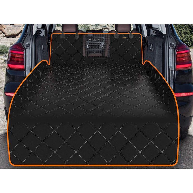 SUV Cargo Liner for Dogs, Waterproof Dog Cargo Cover with Bumper Flap Protection Durable Toyota Rav4 Trunk Mat for Pets Keep You