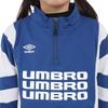 Umbro THE THIRD для юниоров и MCNV 140 Разминочный топ, Ветрозащитный, Влагоотводящий, Эластичный, На молнии до середины, Детский,