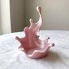 jijijing 3D Printed Jewelry Tray, Water Splash Design Organizer for Rings, Earrings, Necklaces, Pearlescent Storage Box