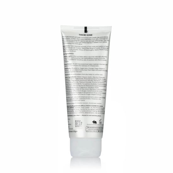 Faces Canada Tan Be Gone De Tan Осветляющая глиняная маска для кожи 90 г