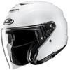 Шлем HJC HELMETS i31 Solid Jet, мотоциклетный, открытый, со встроенным солнцезащитным визором и съемной вентиляцией, HJH273, жемчужно-белый, размер M (57-58см)