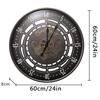 Ретро настенные часы Gear Creative Art Clock Iron Decoration для бара, гостиной, дома