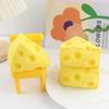 Sticky Simulation Cheese Squeeze Toys Soft Pinching and Decompressing Toy New Relief Relax Toys