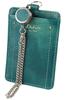 Pass Case with Reel Genuine Leather Blue [Dakota] Women's DA-30685-65