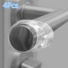 1/2/4Pcs Door Stopper Transparent PVC Door Handle Buffer Wall Protection Doorknob Bumper Walls Furniture Protective