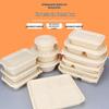 Degradable 4-Compartment Takeout Meal Box
