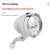 Retro Bike Headlight Type-C Rechargeable Classic Mountain Bicycle Front Light 3 Led Road Bike Headlamp Cycling Accessories