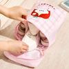 Zipper Closure Dog Print Travel Shoe Bag Cartoon Underwear Storage Bag  Wardrobe