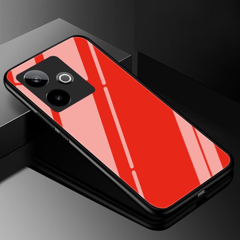Чехол для телефона из закаленного стекла для Realme GT 7 Роскошная жесткая задняя крышка-бампер для Realme GT7 5G Realme Neo7 Neo 7 SE Capa Мягкий бампер