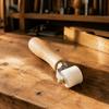 Wooden Handle Hand Pressure Roller 28mm Width Welding Roller Tool Practical Seam Roller RV Roof