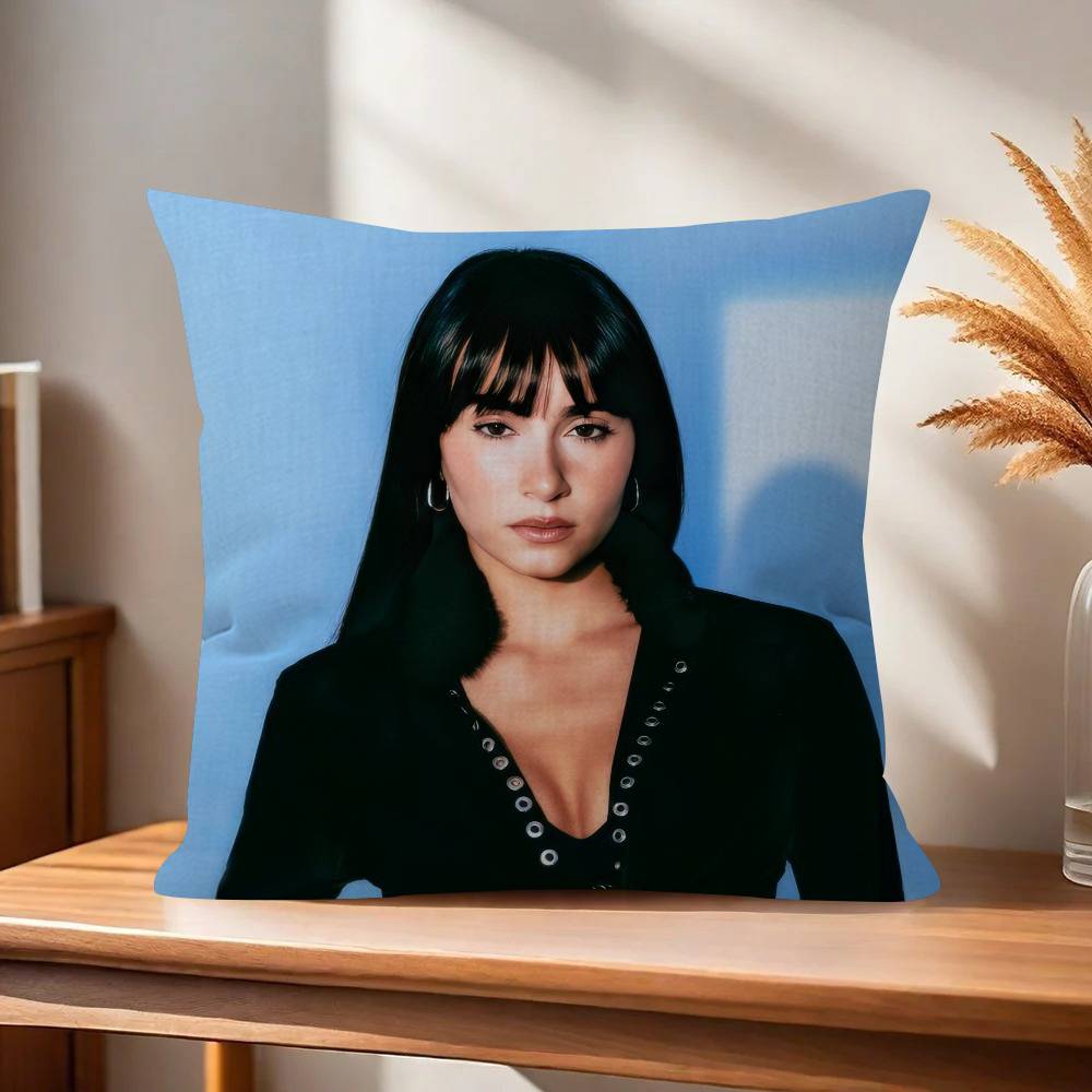Pillowcase toon Gift Cushion Cover Bedroom Home Sofa Chair Seat Decor pillow case Singer Aitana Cuarto azul album