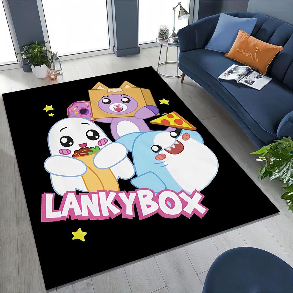 Мультяшный Lankybox Милый Фокси Бокси Роки Ковер Коврик для Спальни Гостиной Дивана Дома Декор,Большой Детский Нескользящий Напольный Коврик