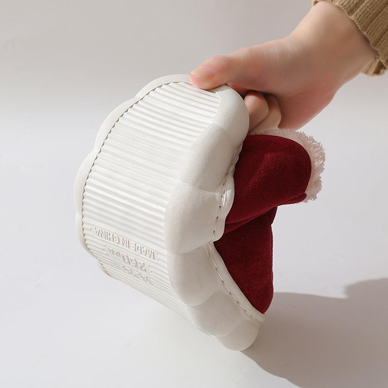 2025 зимняя меховая женская обувь теплая мужская обувь плюшевая обувь для улицы домашняя обувь нескользящая мягкая обувь на платформе домашняя обувь