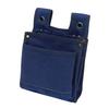 Artisan-made Slit Canvas Waist Pouch, Navy Blue, SHB-110NV