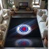 Rangers FC Футбол Футболный Узор Мягкий Ковер для Зоны Нескользящий Ковер для Пола в Помещении Спортивный Декоративный Коврик для Спальни