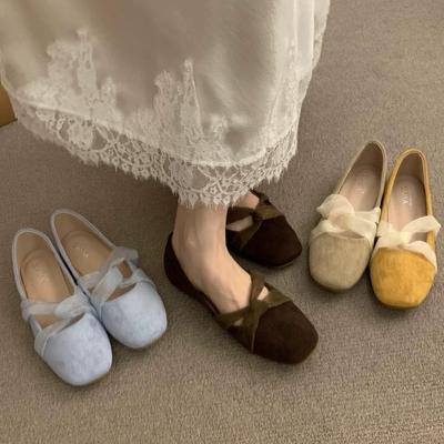 Модные туфли Мэри Джейн с бантом Женские элегантные повседневные туфли-лодочки с острым носком Женские туфли из искусственной кожи Весенне-осенние повседневные черные лоферы Новые