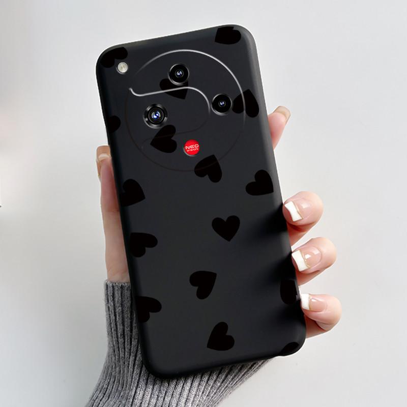 Beautiful Bumper Black Case For ZTE Nubia Focus 2 5G Z2462N Case Unique Design Printed Protective Shockproof Soft Cover