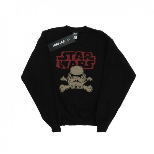 Star Wars Mens Stormtrooper Skull Logo Sweatshirt