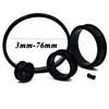 2pcs Supersize Flexible Silicone Double Flared Ear Tunnel Plug Ear Piercing Flesh Tunnel Ear Gauge Expander Stretchers Piercing